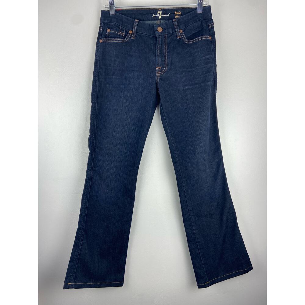 7 for all mankind Jeans Lexie KImmie Bootcut Dark Wash VTG Size 26x27  (1180)